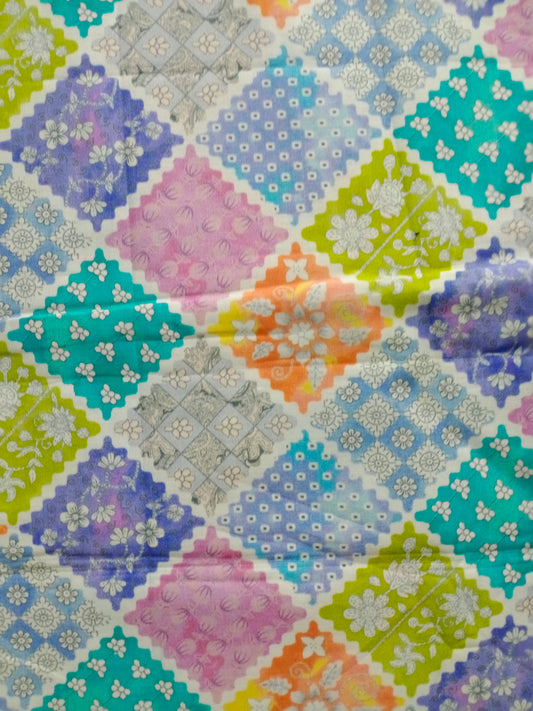 Rahwaleen Printed Lawn Suit (3-Piece) |π Maze (R25-044)