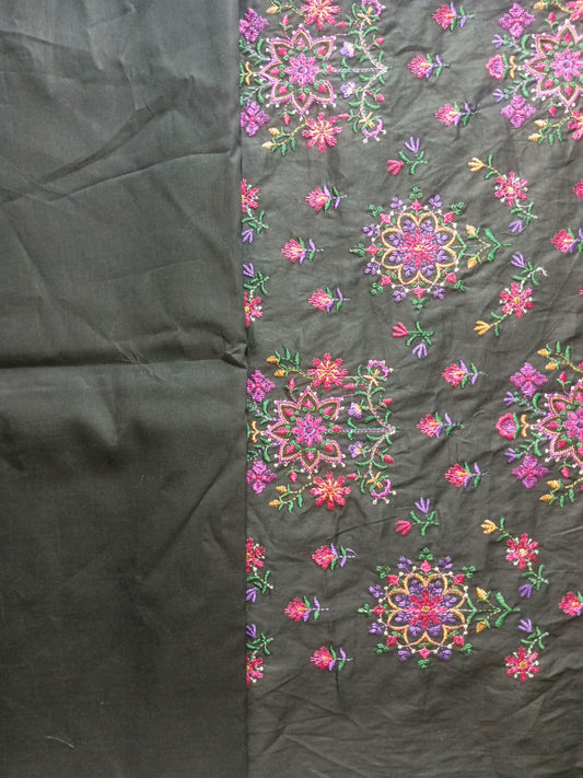 Rahwaleen Embroidery Lawn Suit (3-Piece) |πΉ Enchanted Night | (R25-077)