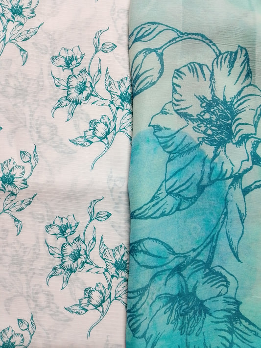 Rahwaleen Printed Lawn Suit (3-Piece) |π Bana Dora Collection | (R25-142)