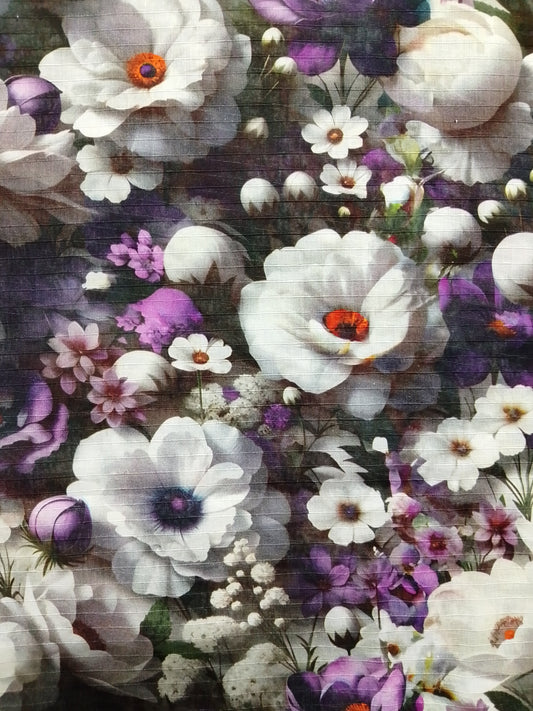 Rahwaleen Printed Lawn Suit (3-Piece) |π Bana Dora Collection | (R25-144)