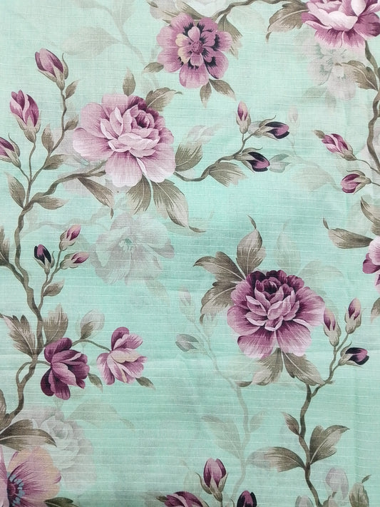 Rahwaleen Printed Lawn Suit (3-Piece) |π Bana Dora Collection | (R25-145)