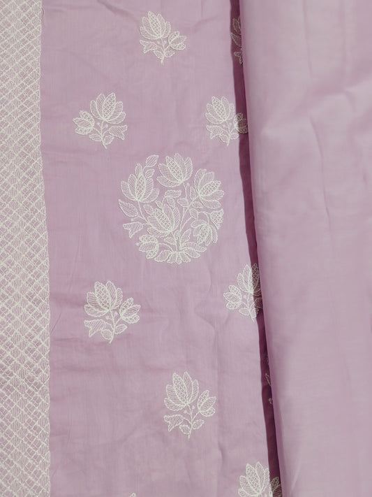 Rahwaleen Embroidered Lawn Suit (3-Piece) | π Lavender Whisper| (R25-159)