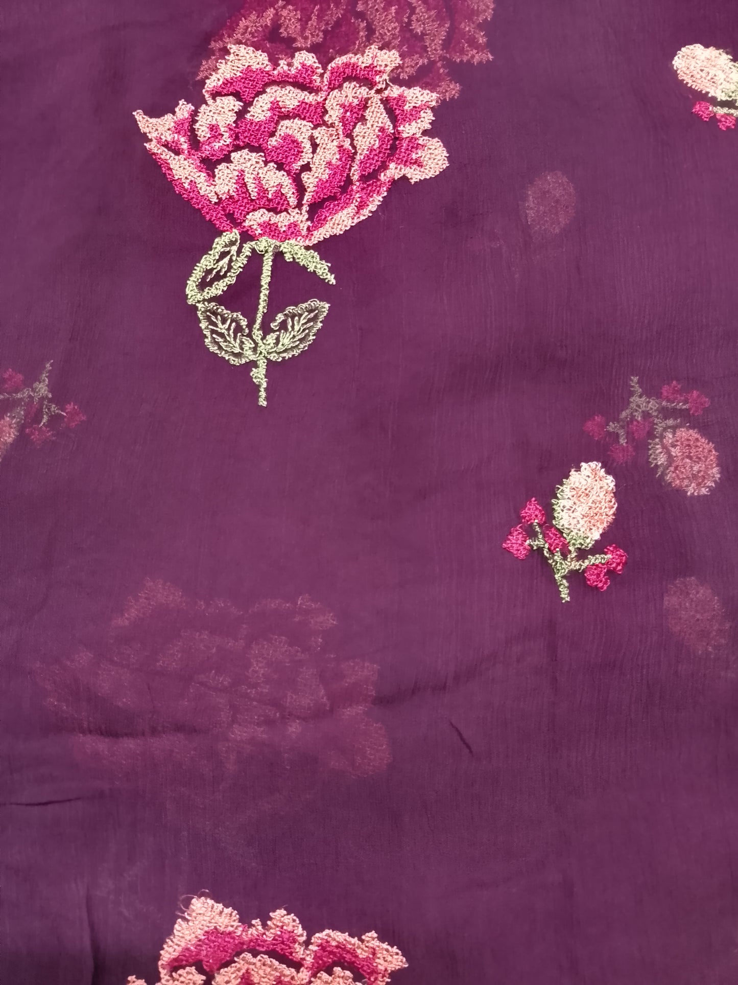 (R25-222) I Rahwaleen Embroidery Karandi Suit (3-Piece) | π Mystic Bloom | Bareeze Prints