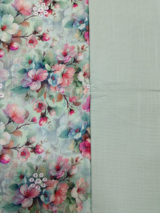 (R25-260) I Rahwaleen Printed Khaddar Suit (3-Piece) | | Bareeze Prints