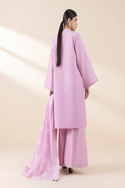 Rahwaleen Embroidery Lawn Suit (3-Piece) | Sapphire | 🌸 Lilac | (R25-162)