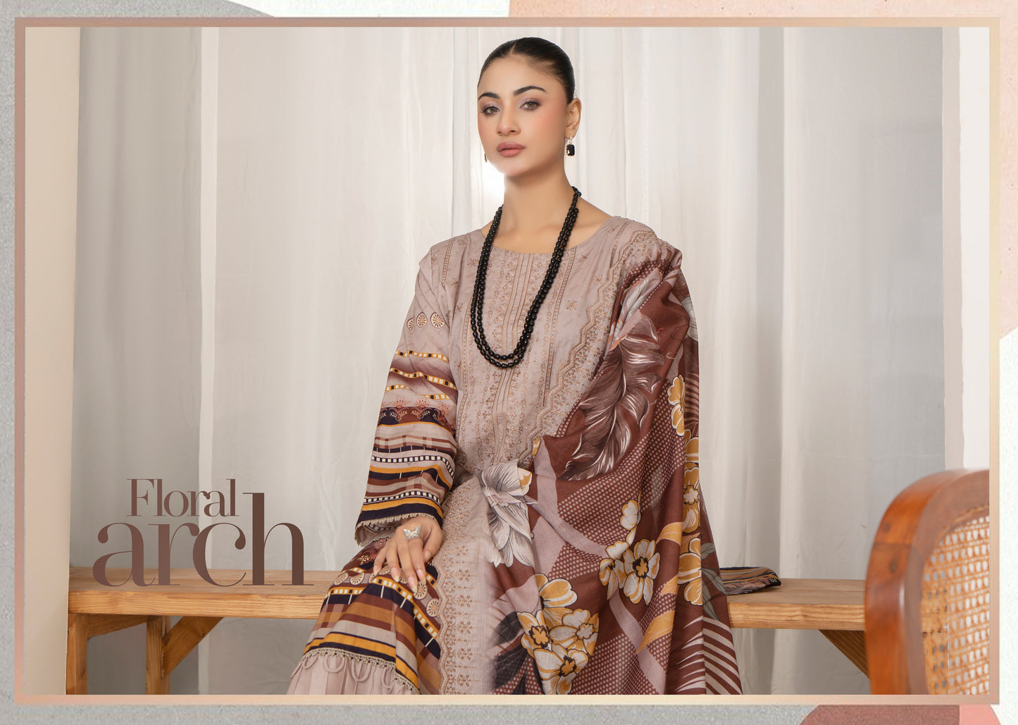 Bin Saleem by Sobia Waseem – Digital Printed Embroidered Lawn | Elegance in Every Thread ✨