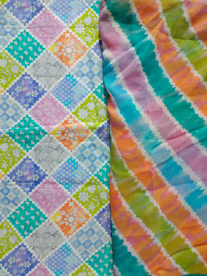 Rahwaleen Printed Lawn Suit (3-Piece) |🌈 Maze (R24-044)
