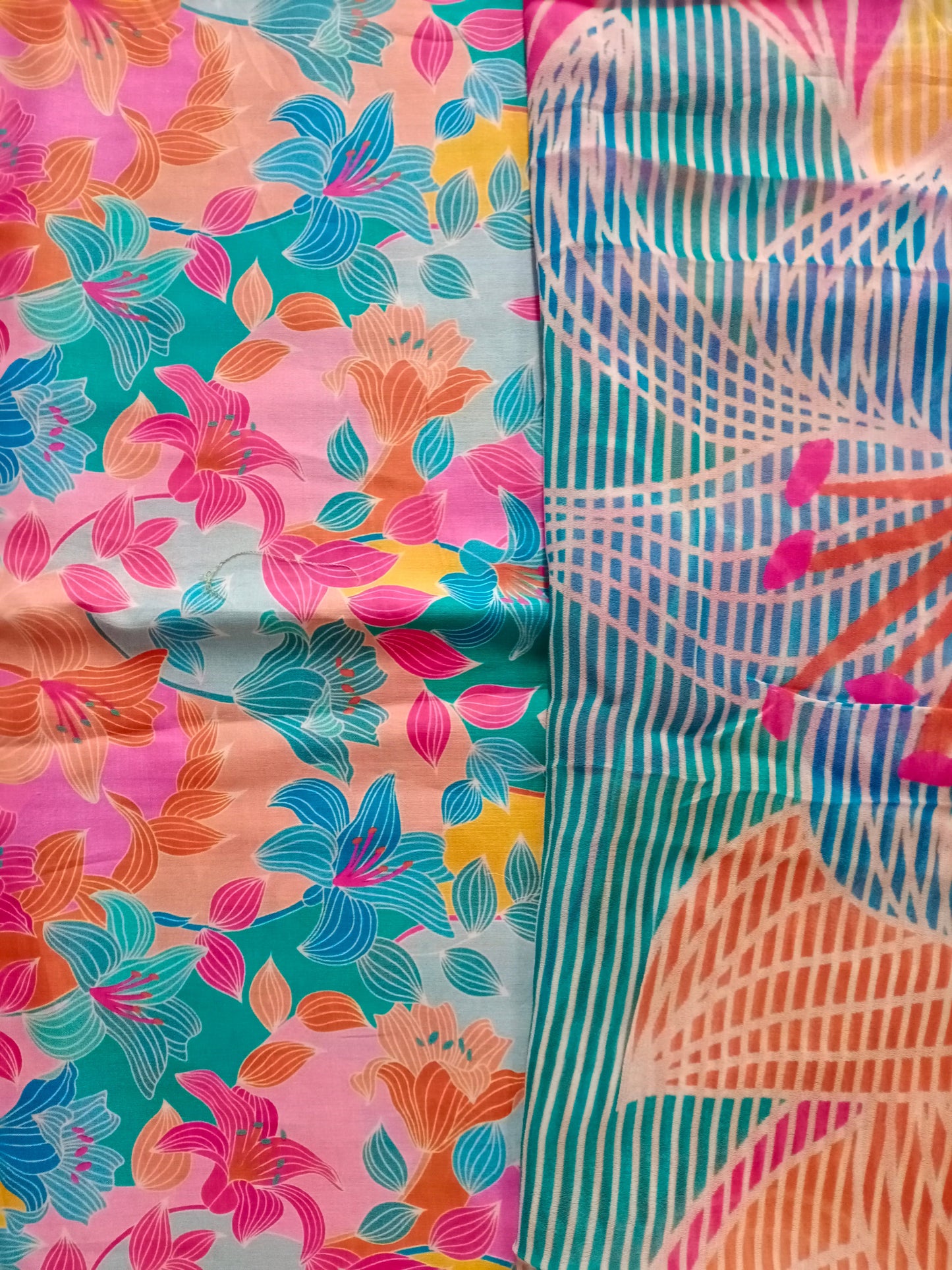 Rahwaleen Printed Lawn Suit (3-Piece) – Sky Bloom | Summer Collection 2025 (R25-040)🌸☁️