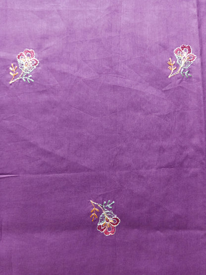 Rahwaleen Embroidery Lawn Suit with Chicken Kari (2-Piece) |🪻 Violet Whispers | (R25-086)