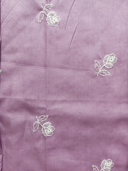 Rahwaleen Embroidery Lawn Suit with Chicken Kari (2-Piece) |🪻 Lilac Whisper | (R25-091)