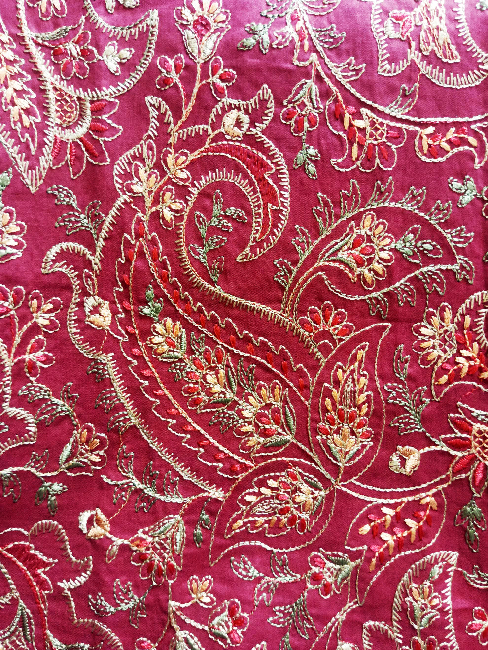 Rahwaleen Embroidery Lawn Suit (2-Piece) |🍒 Crimson Blossom | (R25-99)