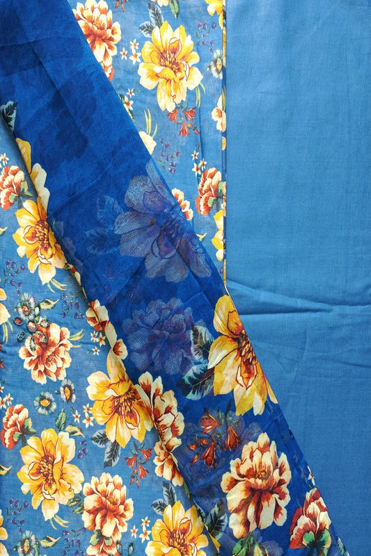 Rahwaleen Printed Lawn Suit (3-Piece) |🍂 | (R25-111)