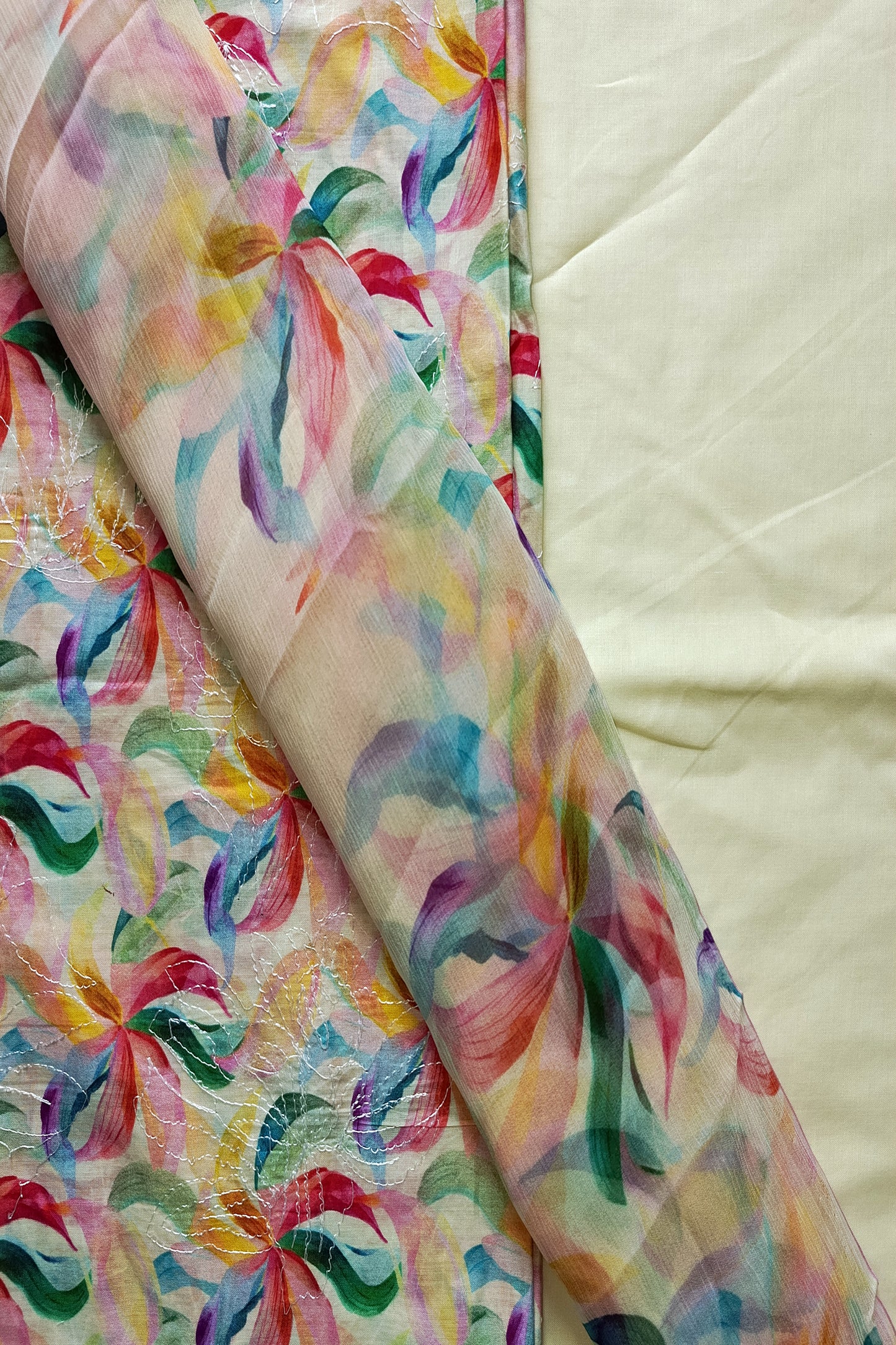 Rahwaleen Printed Lawn Suit (3-Piece) |💛🎨 Sunshine Mosaic | (R25-115)