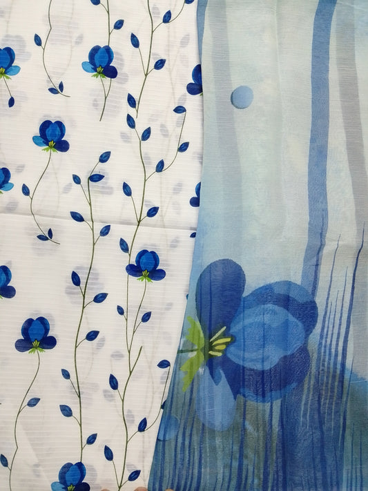 Rahwaleen Printed Lawn Suit (3-Piece) |🌈 Bana Dora Collection | (R25-140)