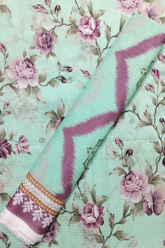 Rahwaleen Printed Lawn Suit (3-Piece) |🌟 Bana Dora Collection | (R25-145)