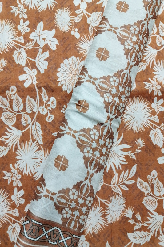 Rahwaleen Printed Lawn Suit (3-Piece) |🌟 Bana Dora Collection | (R25-154)