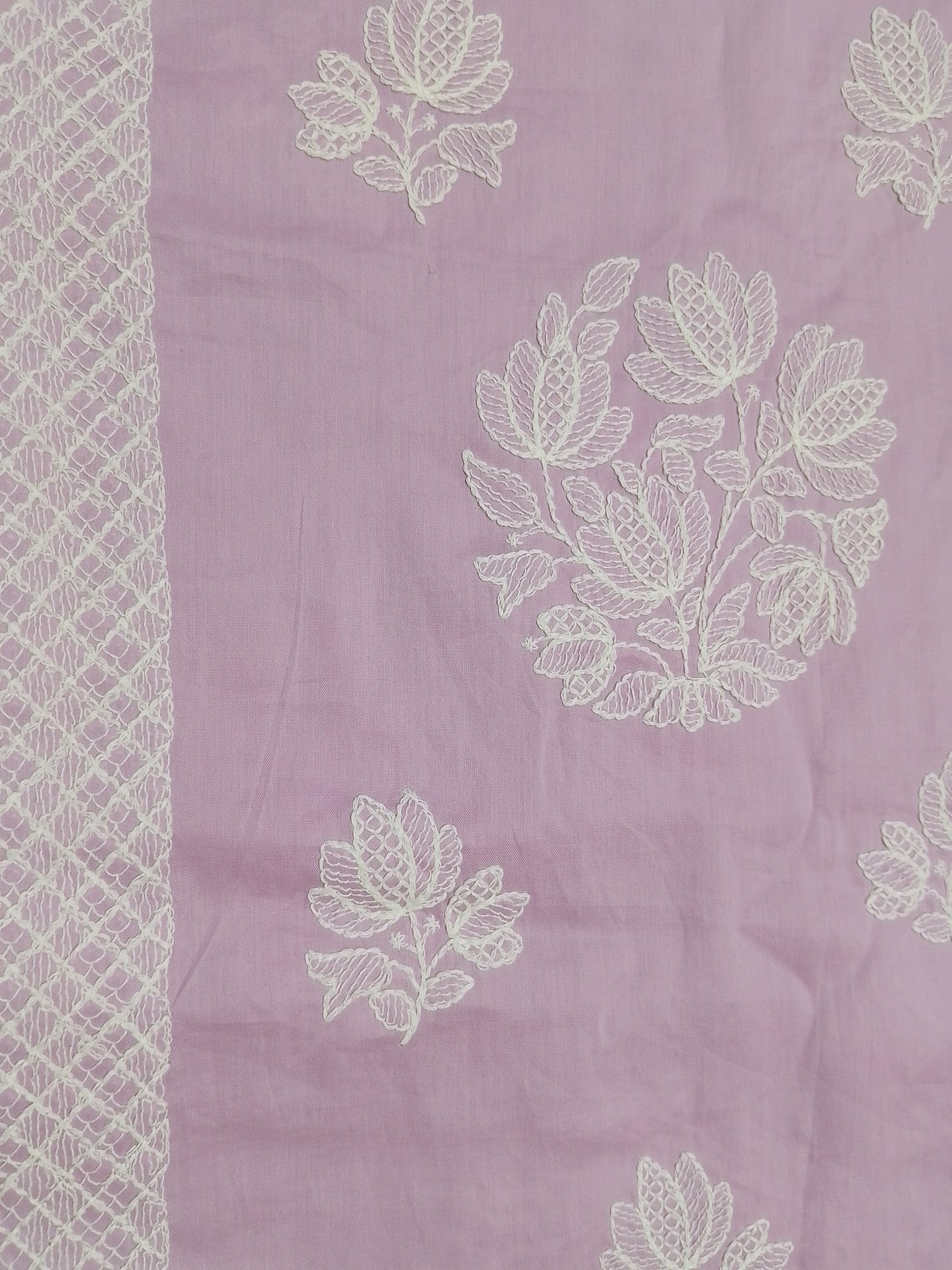 Rahwaleen Embroidered Lawn Suit (3-Piece) | 💜 Lavender Whisper| (R25-159)