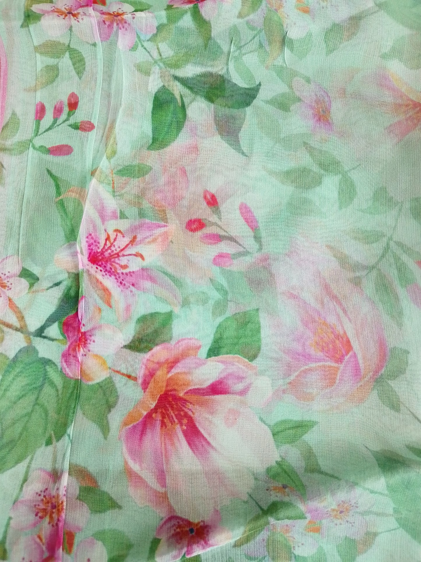 A1 - Rahwaleen Printed Karandi Suit (3-Piece) | 🌿 Blossom Mist | (R25-194)