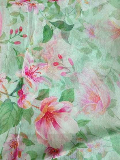 A1 - Rahwaleen Printed Karandi Suit (3-Piece) | 🌿 Blossom Mist | (R25-194)