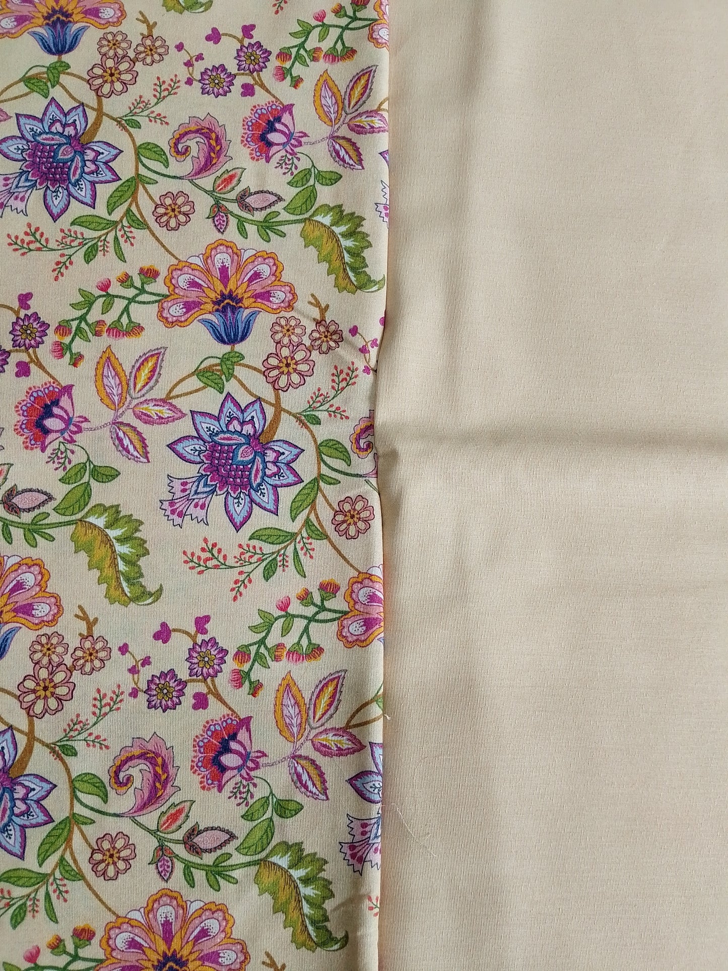 A1 - Rahwaleen Printed Karandi Suit (3-Piece) | 🤍🌸 Sunlit Bloom | (R25-199)