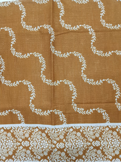 (R25-212) | Rahwaleen Printed Khaddar Suit (3-Piece) | 🍂 Autumn Whisper I Bareeze Prints