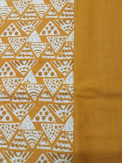 (R25-204) | Rahwaleen Printed Khaddar Suit (3-Piece) | 🌼 Golden Horizon | Bareeze Prints