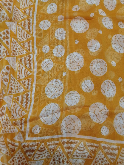 (R25-204) | Rahwaleen Printed Khaddar Suit (3-Piece) | 🌼 Golden Horizon | Bareeze Prints