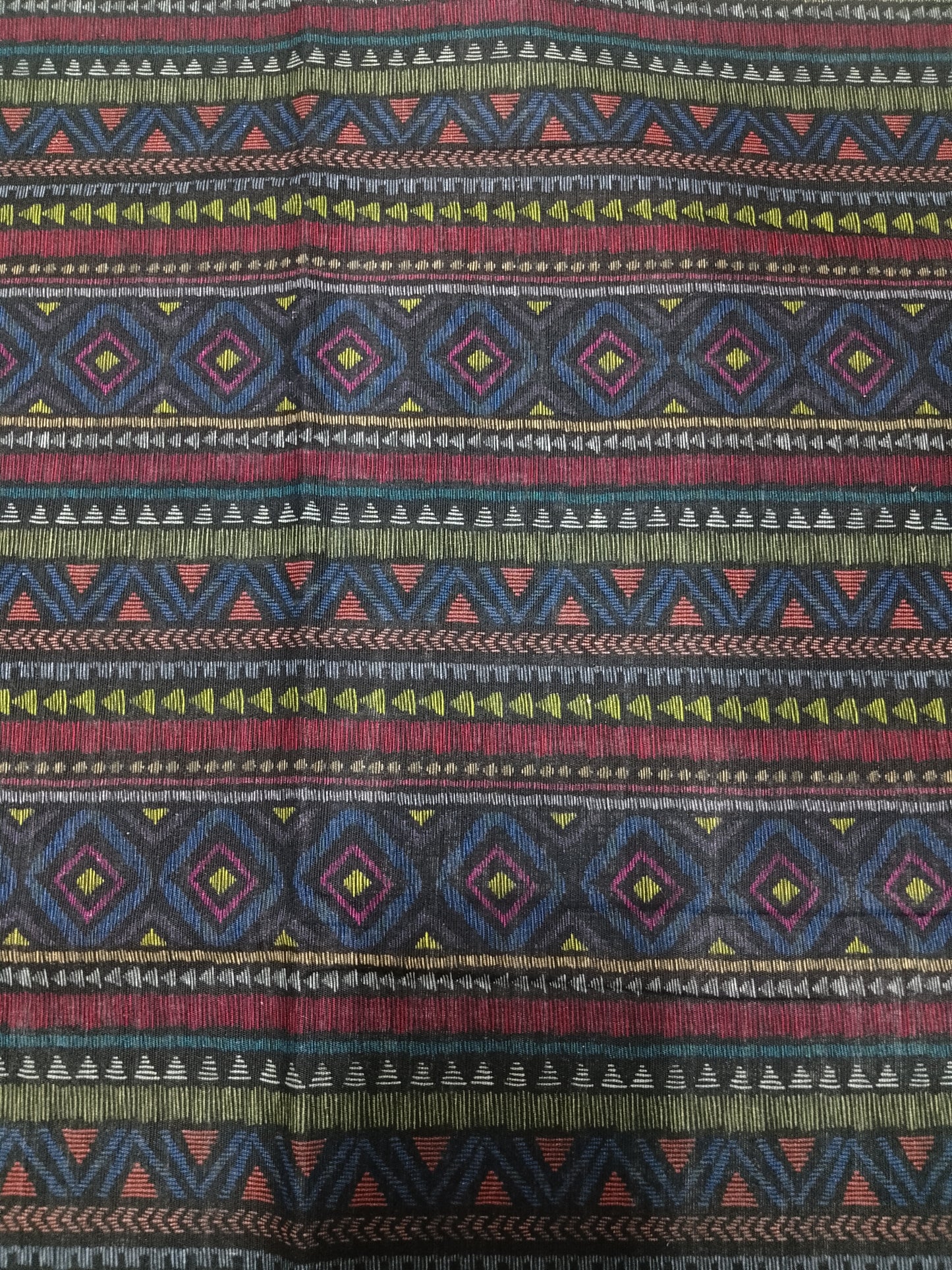 (R25-208) | Rahwaleen Printed Khaddar Suit (3-Piece) | 🖤 Midnight Muse | Bareeze Prints