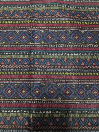 (R25-208) | Rahwaleen Printed Khaddar Suit (3-Piece) | 🖤 Midnight Muse | Bareeze Prints