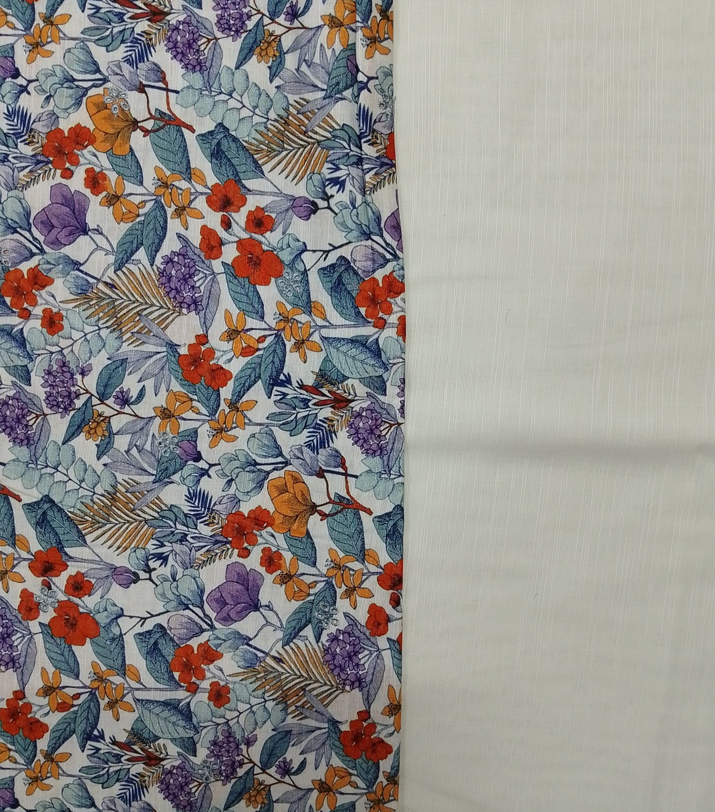 (R25-209) I Rahwaleen Printed Khaddar Suit (3-Piece) | 🌸 Blossom Whisper | Bareeze Prints