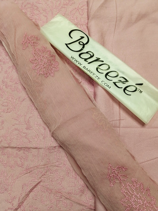 Bareeze product on a pink fabric background
