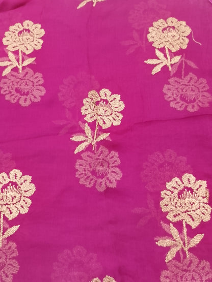 (R25-221) I Rahwaleen Embroidery Karandi Suit (3-Piece) | 🌺 Rosewood Glow | Bareeze Prints