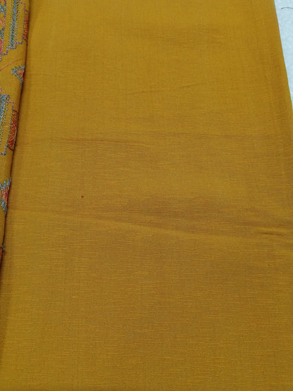 (R25-225) I Rahwaleen Embroidery Karandi Suit (3-Piece) | 🌼 Sunshine Grace | Bareeze Prints