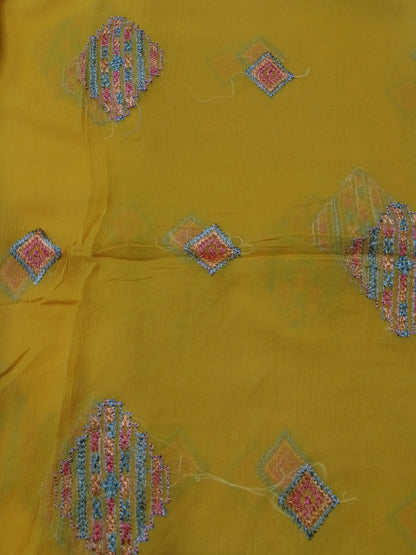 (R25-225) I Rahwaleen Embroidery Karandi Suit (3-Piece) | 🌼 Sunshine Grace | Bareeze Prints