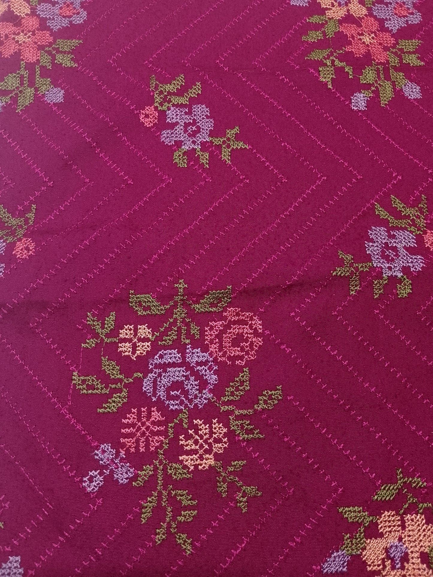 (R25-226) I Rahwaleen Embroidery Karandi Suit (3-Piece) | 🍷 Maroon Majesty | Bareeze Prints