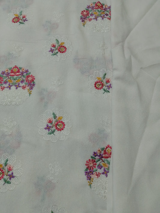 (R25-229) I Rahwaleen Embroidery Karandi Suit (3-Piece) | π€ Floral Symphony | Bareeze Prints