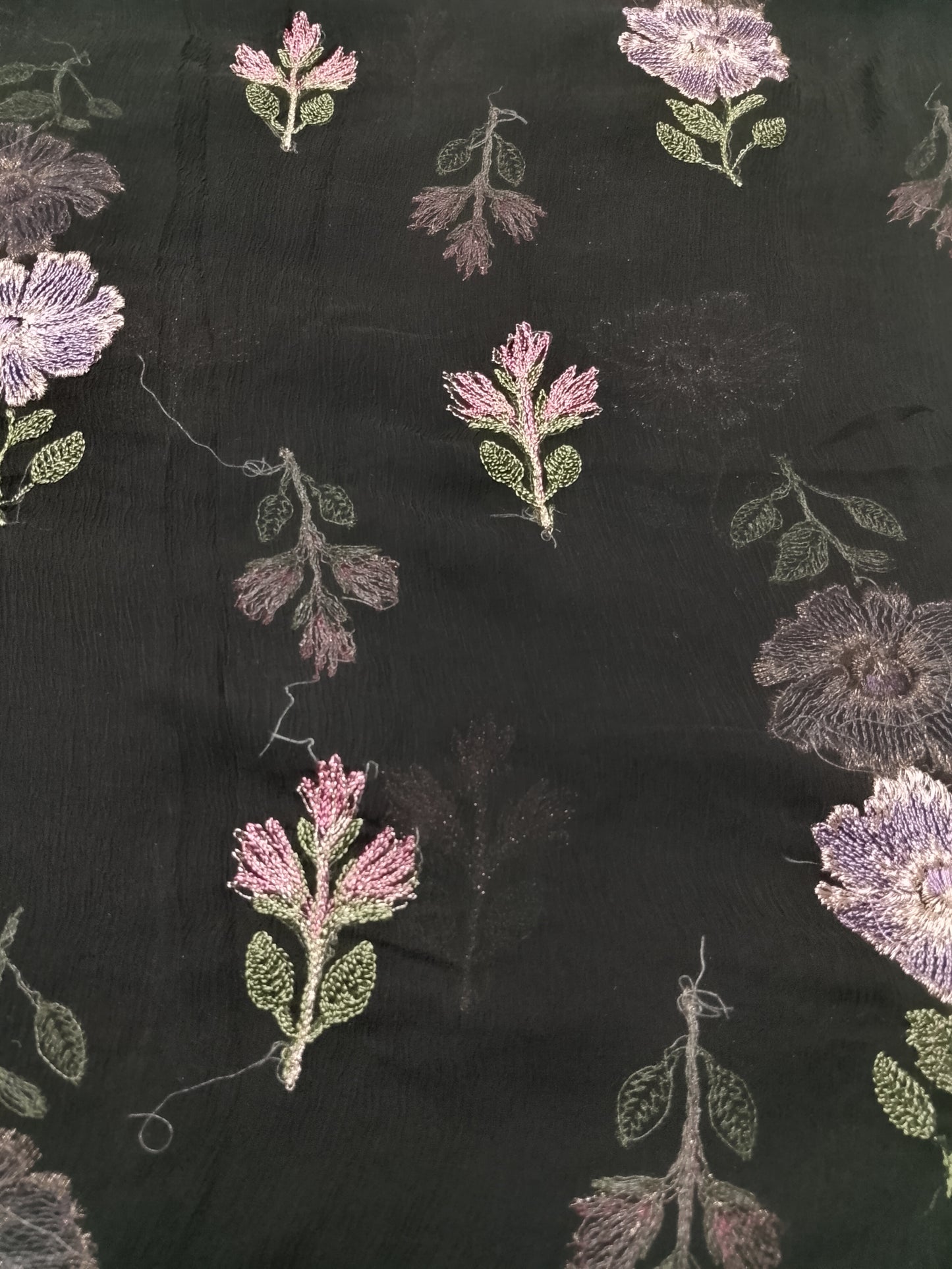 (R25-234) I Rahwaleen Embroidery Karandi Suit (3-Piece) | 🌑 Twilight Grace | Bareeze Prints (Copy)