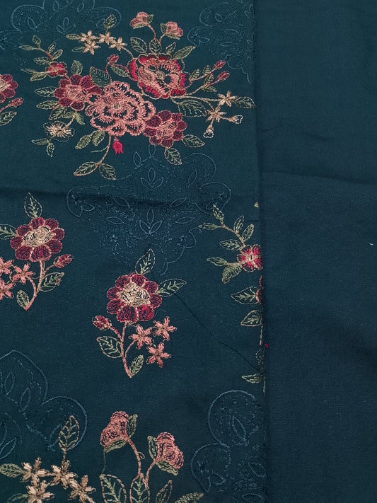 (R25-236) I Rahwaleen Embroidery Karandi Suit (3-Piece) | π· Blush Garden | Bareeze Prints (Copy)