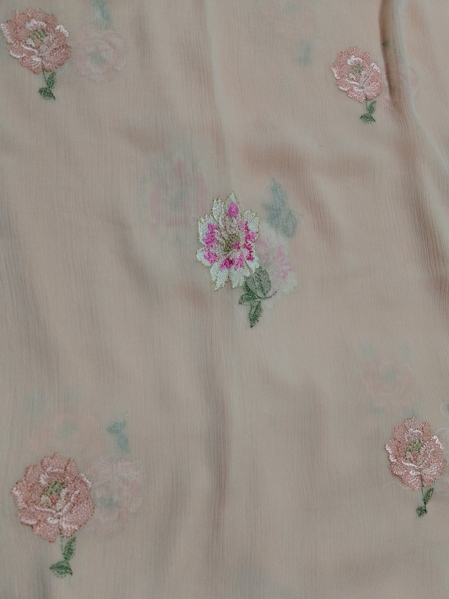 (R25-244) I Rahwaleen Embroidery Karandi Suit (3-Piece) | 🌸 Blush Charm | Bareeze Prints