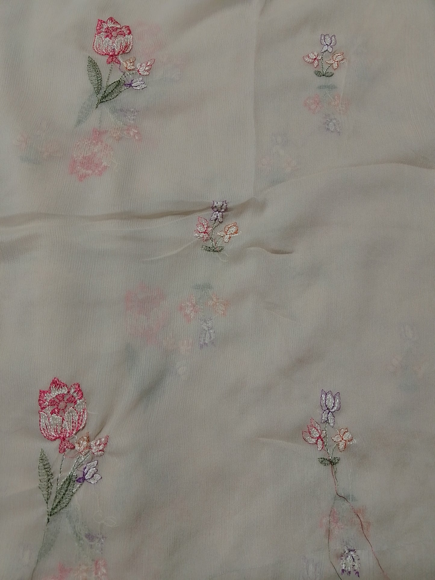 (R25-246) I Rahwaleen Embroidery Karandi Suit (3-Piece) | 🌸 Sandstone Bloom | Bareeze Prints