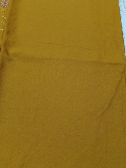 (R25-237) I Rahwaleen Embroidery Karandi Suit (3-Piece) | ☀️ Radiant Dawn | Bareeze Prints