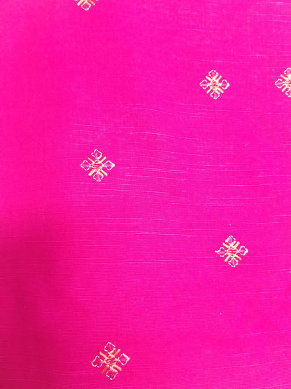 (R25-253) I Rahwaleen Embroidery Khaddar Suit (2-Piece) | 🌺 Vibrant Rose | Bareeze Prints