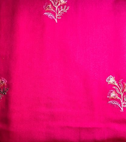 (R25-250) I Rahwaleen Embroidery Karandi Suit (2-Piece) | 🌸 Rosé Glow | Bareeze Prints