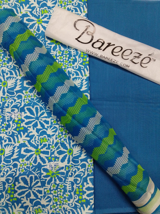 (R25-266) I Rahwaleen Printed Khaddar Suit (3-Piece) |         | Bareeze Prints