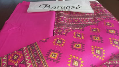 Rahwaleen Printed Lawn Suit (3-Piece) | Summer Collection 2025 (R25-046)🌸💗