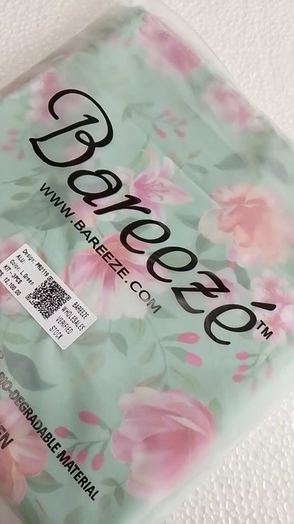 A1 - Rahwaleen Printed Karandi Suit (3-Piece) | 🌿 Blossom Mist | (R25-194)